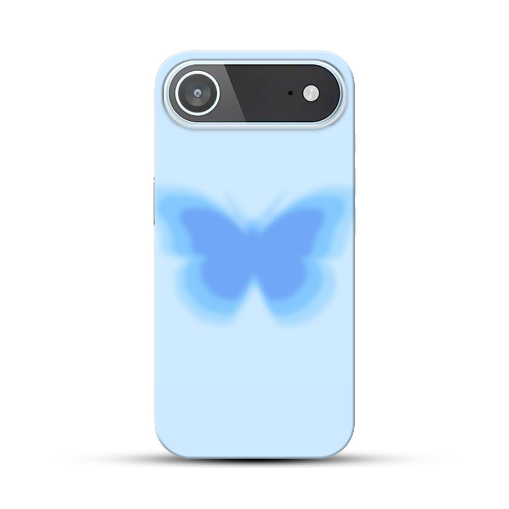 青い蝶 iPhone Airオリジナルハードケース