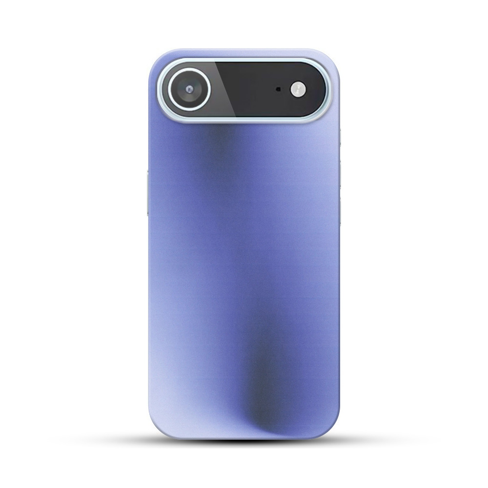 青い抽象画 iPhone Airオリジナルハードケース