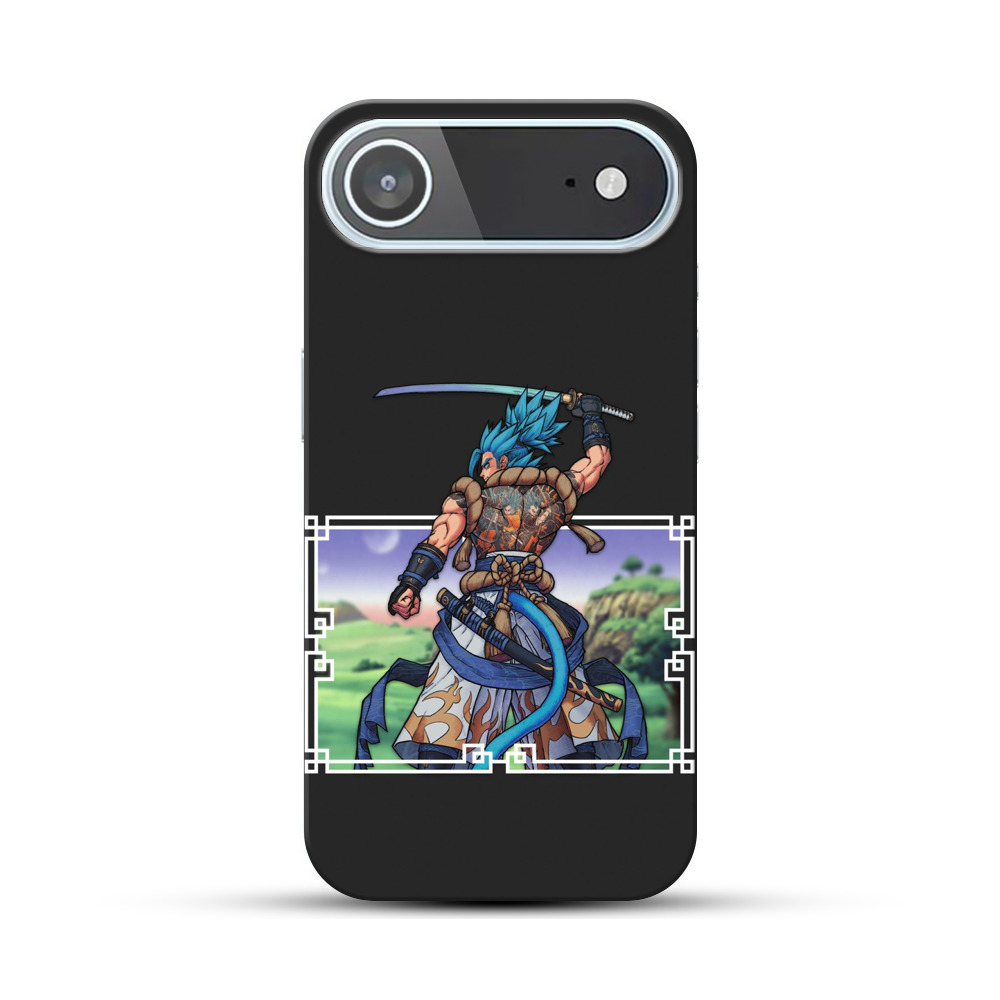 青髪戦士の背中美 iPhone Airオリジナルハードケース