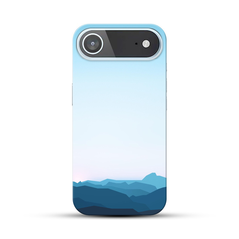 青空と山のシルエット iPhone Airオリジナルハードケース