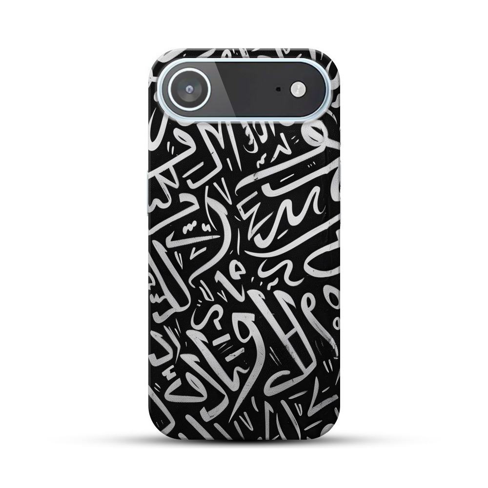 アラビア書道抽象柄 iPhone Airオリジナルハードケース