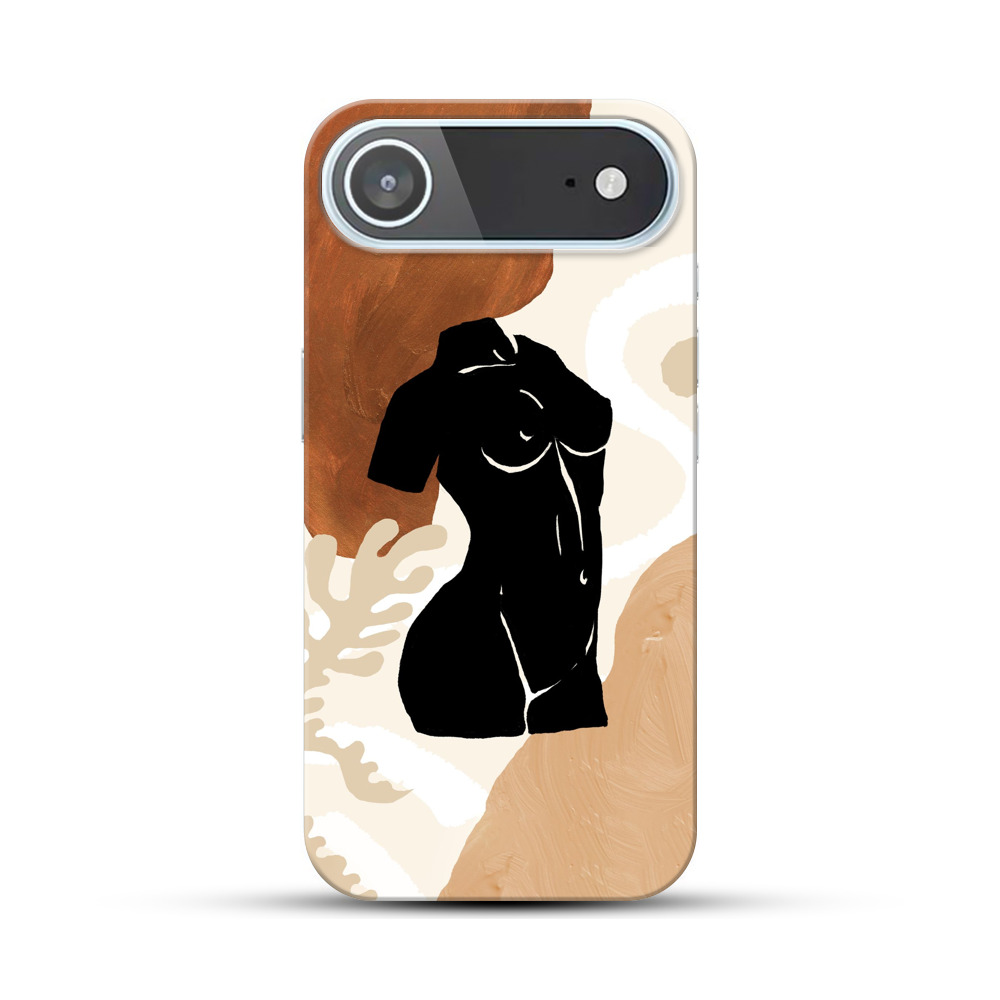 アートな人体シルエット iPhone Airオリジナルハードケース