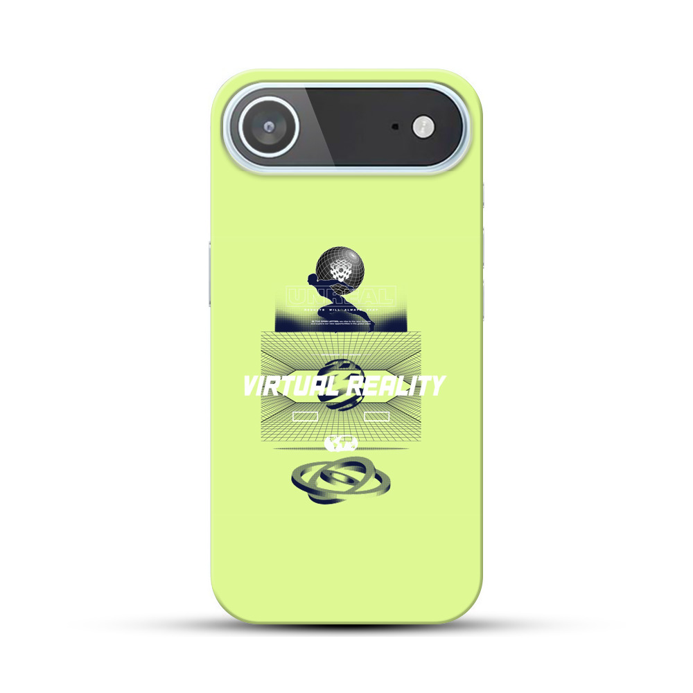 バーチャルリアリティの抽象アート iPhone Airオリジナルハードケース