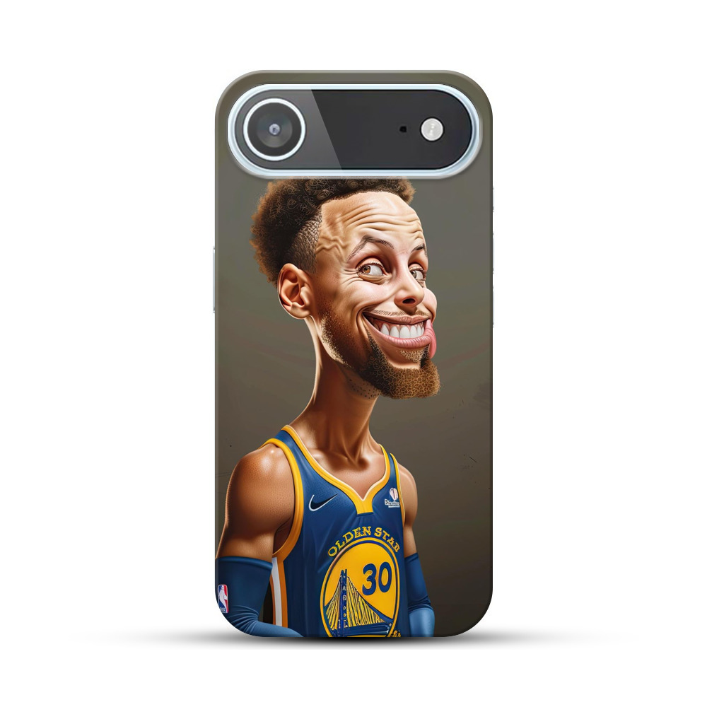 バスケットボール選手の似顔絵 iPhone Airオリジナルハードケース