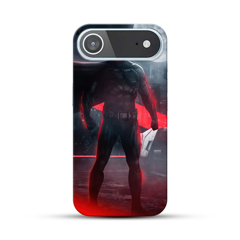 赤光の満月バットマン iPhone Airオリジナルハードケース