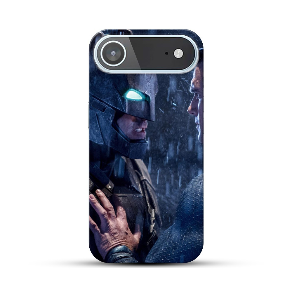 バットマンとスーパーマン対峙 iPhone Airオリジナルハードケース