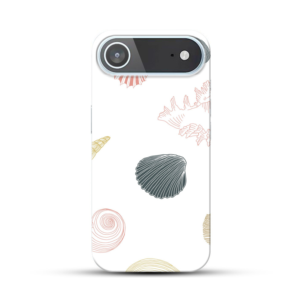 貝殻のパターン iPhone Airオリジナルハードケース