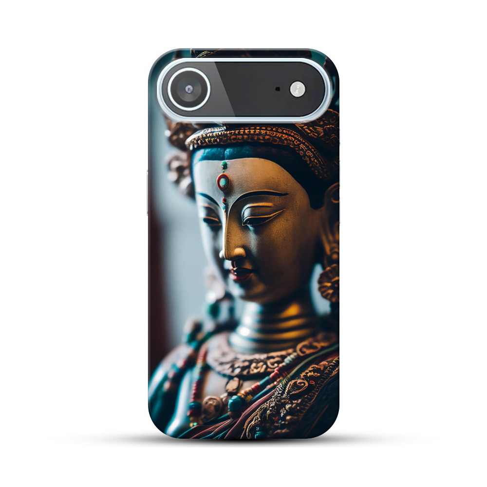 仏像のアップ顔 iPhone Airオリジナルハードケース