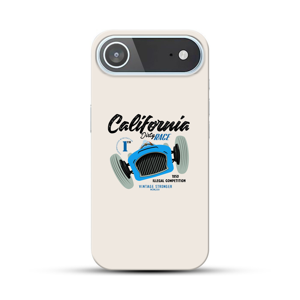カリフォルニアのヴィンテージレースカー iPhone Airオリジナルハードケース