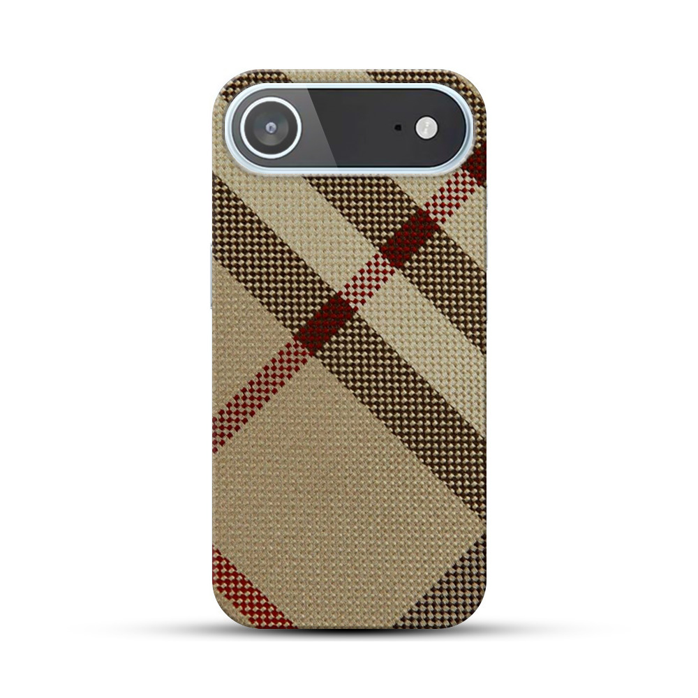 チェック柄 iPhone Airオリジナルハードケース