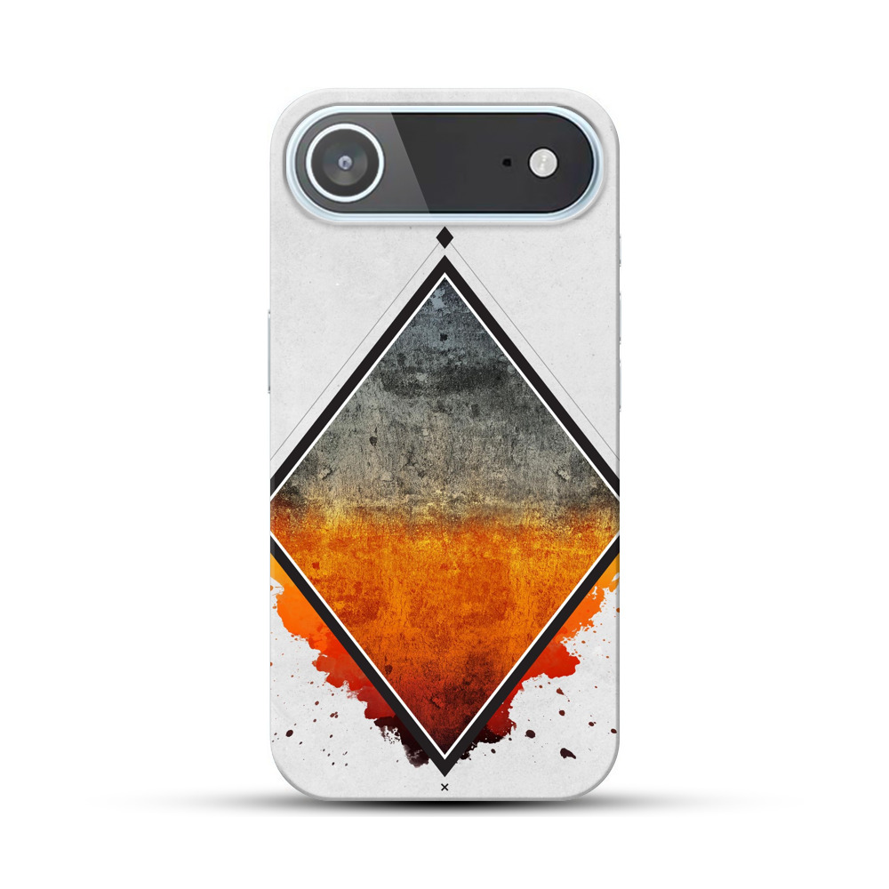 抽象グラデーションデザイン iPhone Airオリジナルハードケース