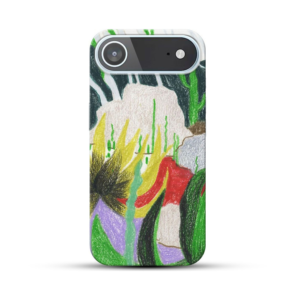 抽象的な植物の風景 iPhone Airオリジナルハードケース