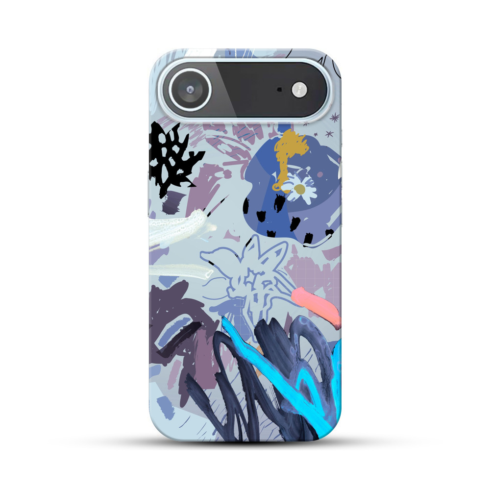 抽象的なアート iPhone Airオリジナルハードケース