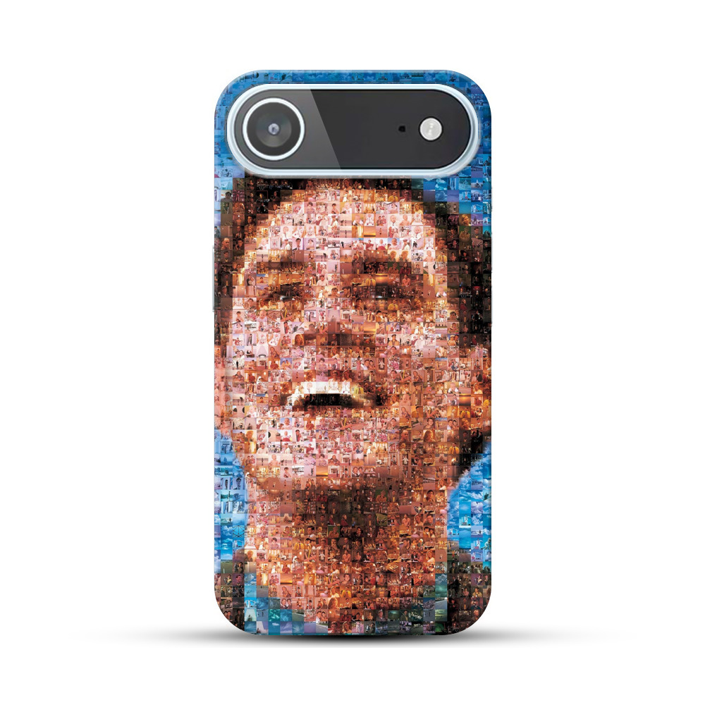 笑顔のモザイクポートレート iPhone Airオリジナルハードケース