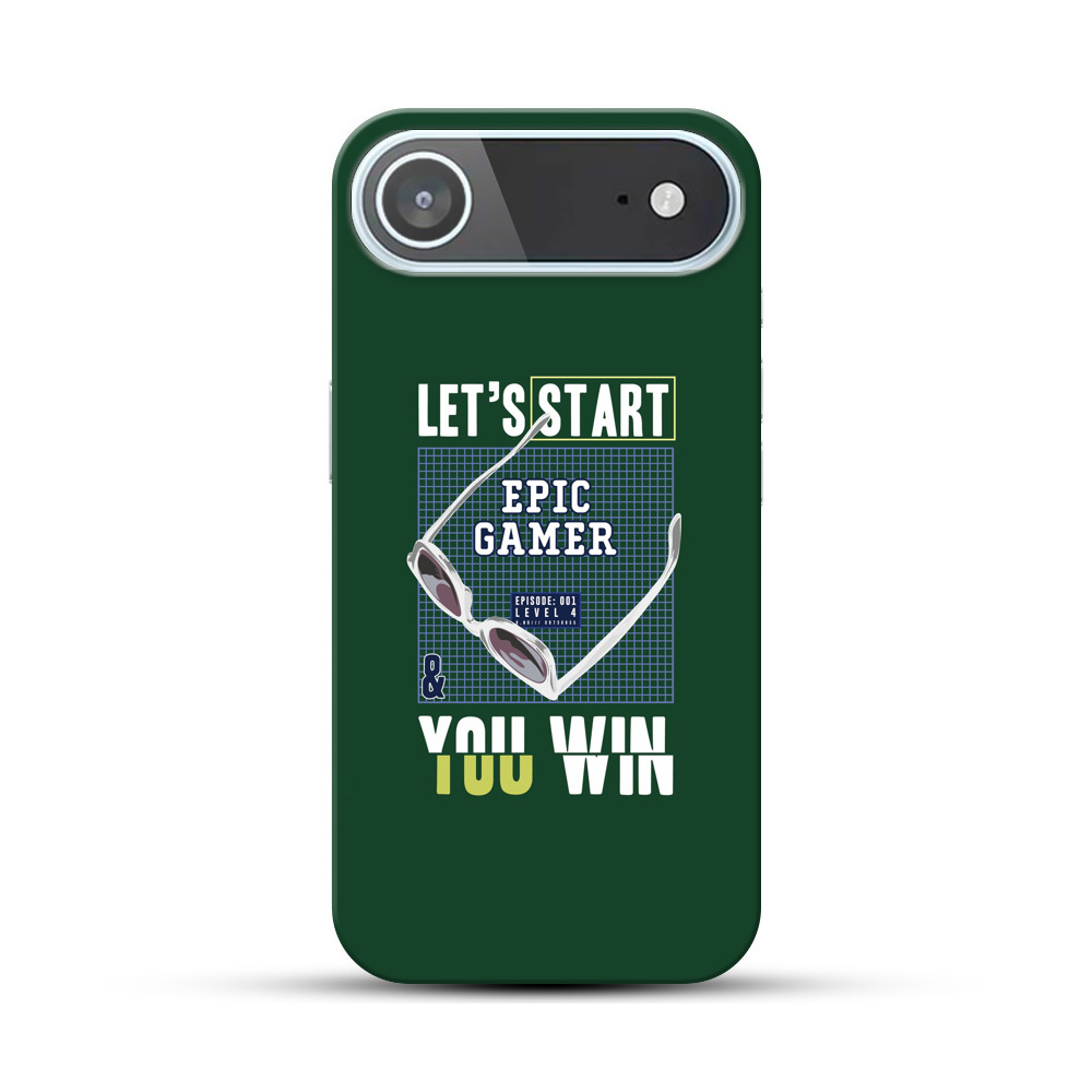 エピックゲーマーのサングラスデザイン iPhone Airオリジナルハードケース