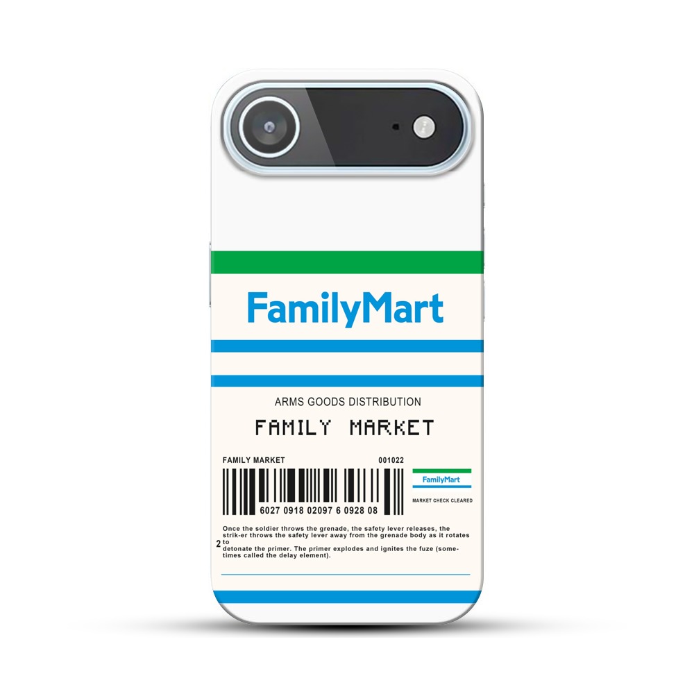ファミリーマート風ラベル iPhone Airオリジナルハードケース