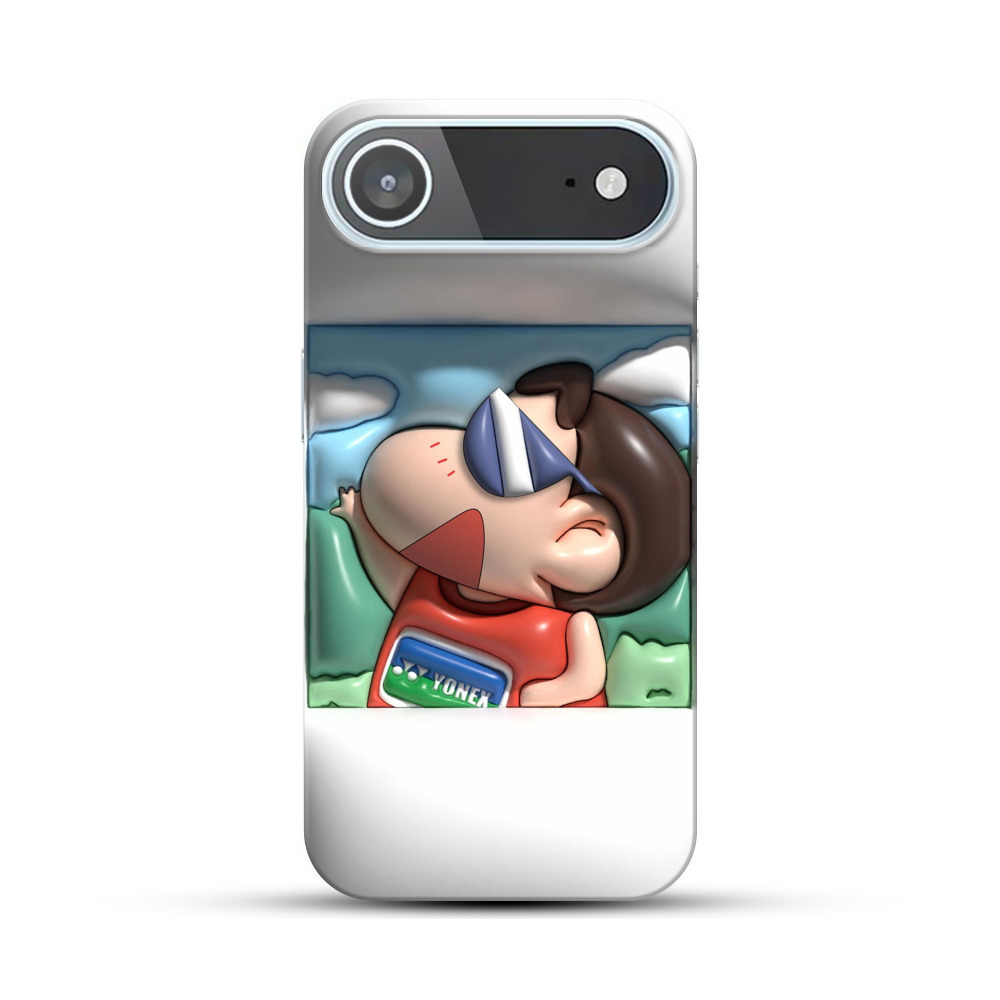 元気なサングラス男子 iPhone Airオリジナルハードケース