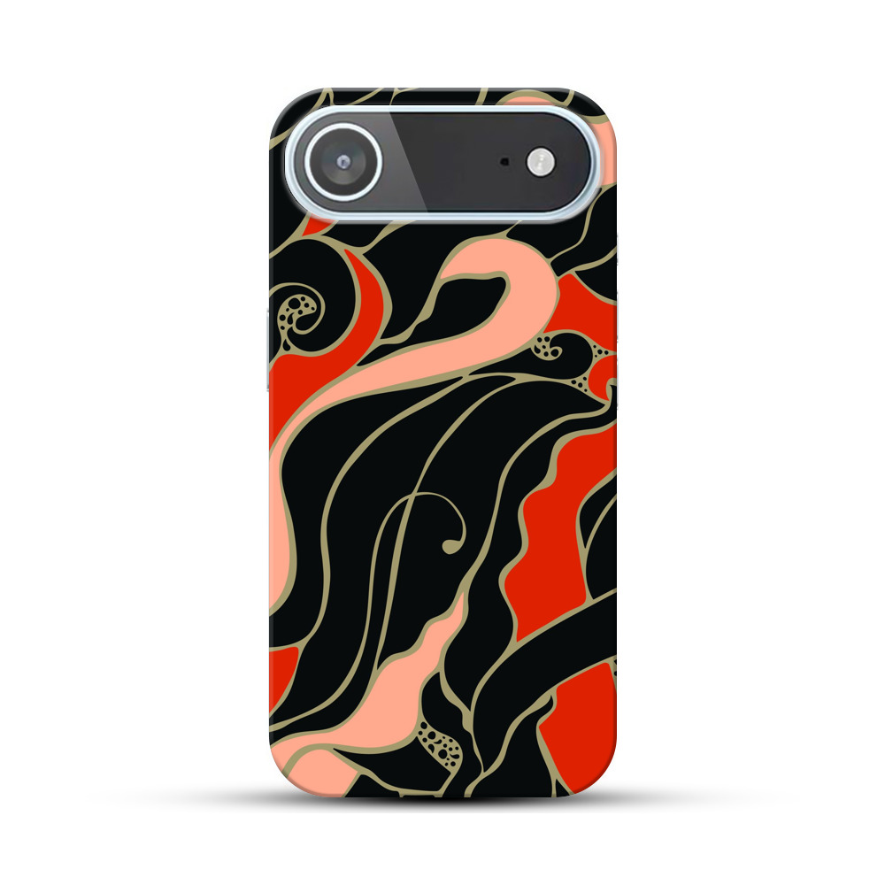 葉の模様 iPhone Airオリジナルハードケース