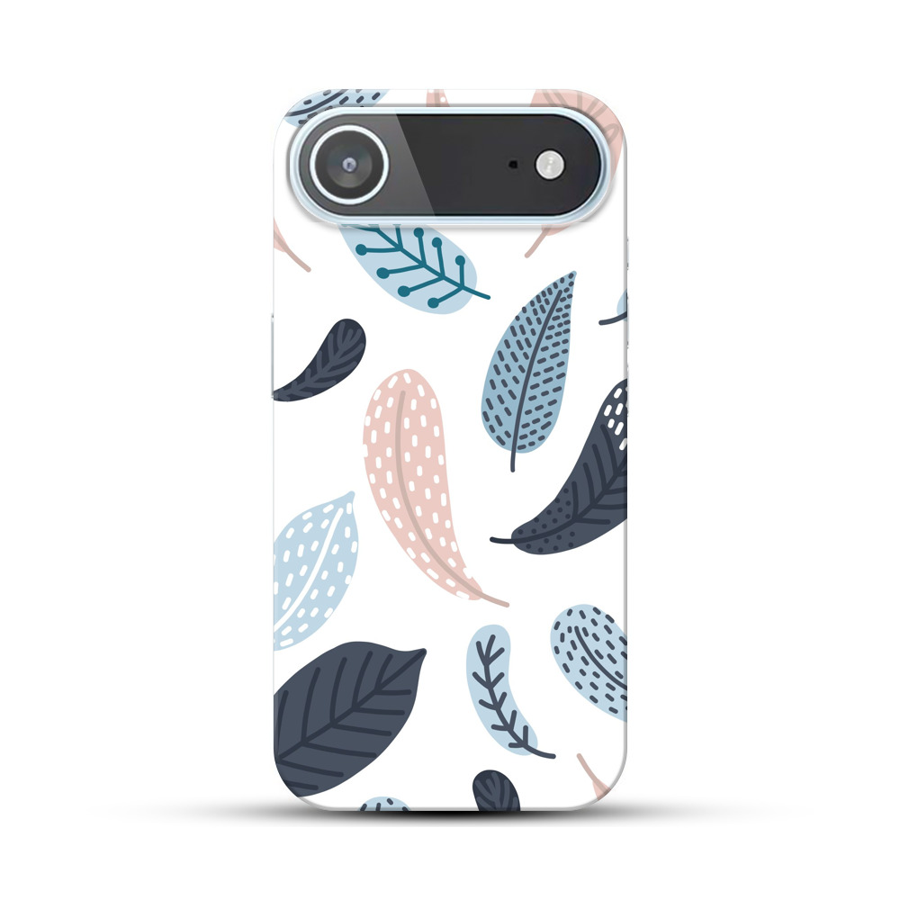 葉のパターン iPhone Airオリジナルハードケース