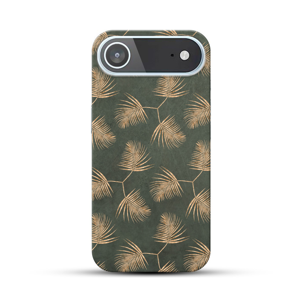 葉のパターン iPhone Airオリジナルハードケース