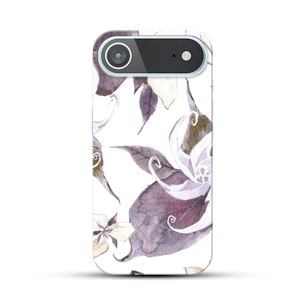 花の模様 iPhone Airオリジナルハードケース