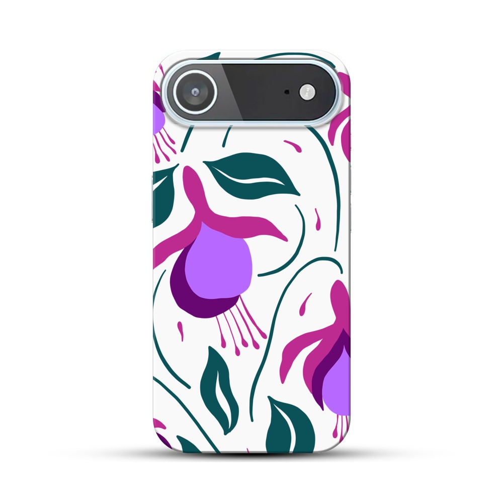 花の模様 iPhone Airオリジナルハードケース