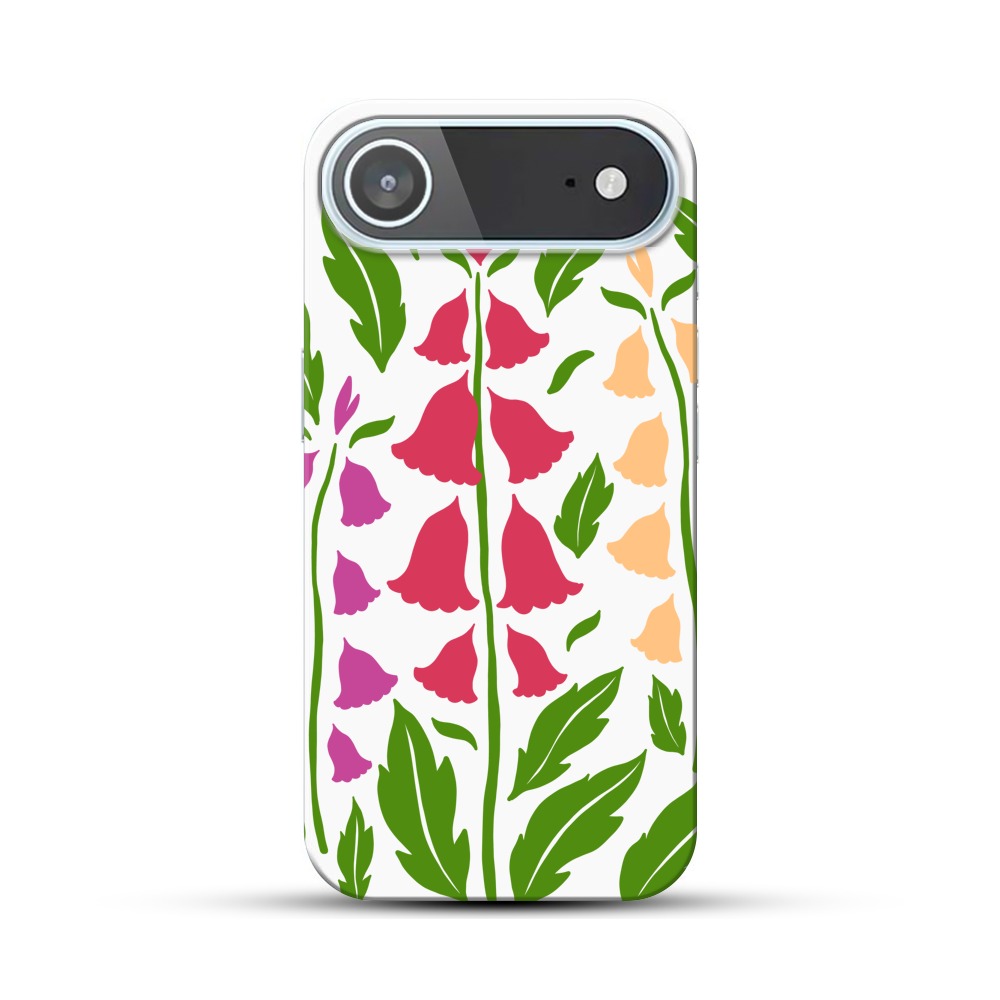 花々のデザイン iPhone Airオリジナルハードケース