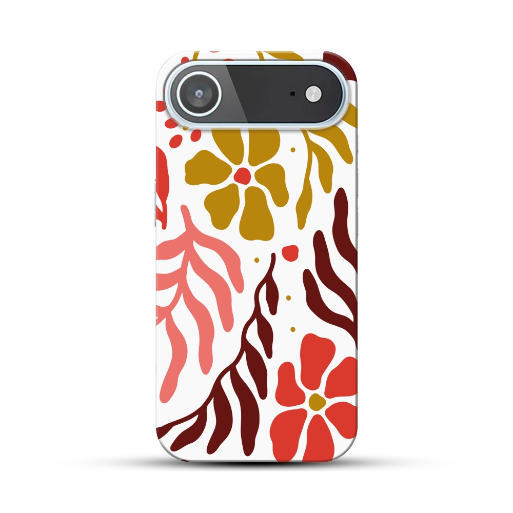 花柄デザイン iPhone Airオリジナルハードケース