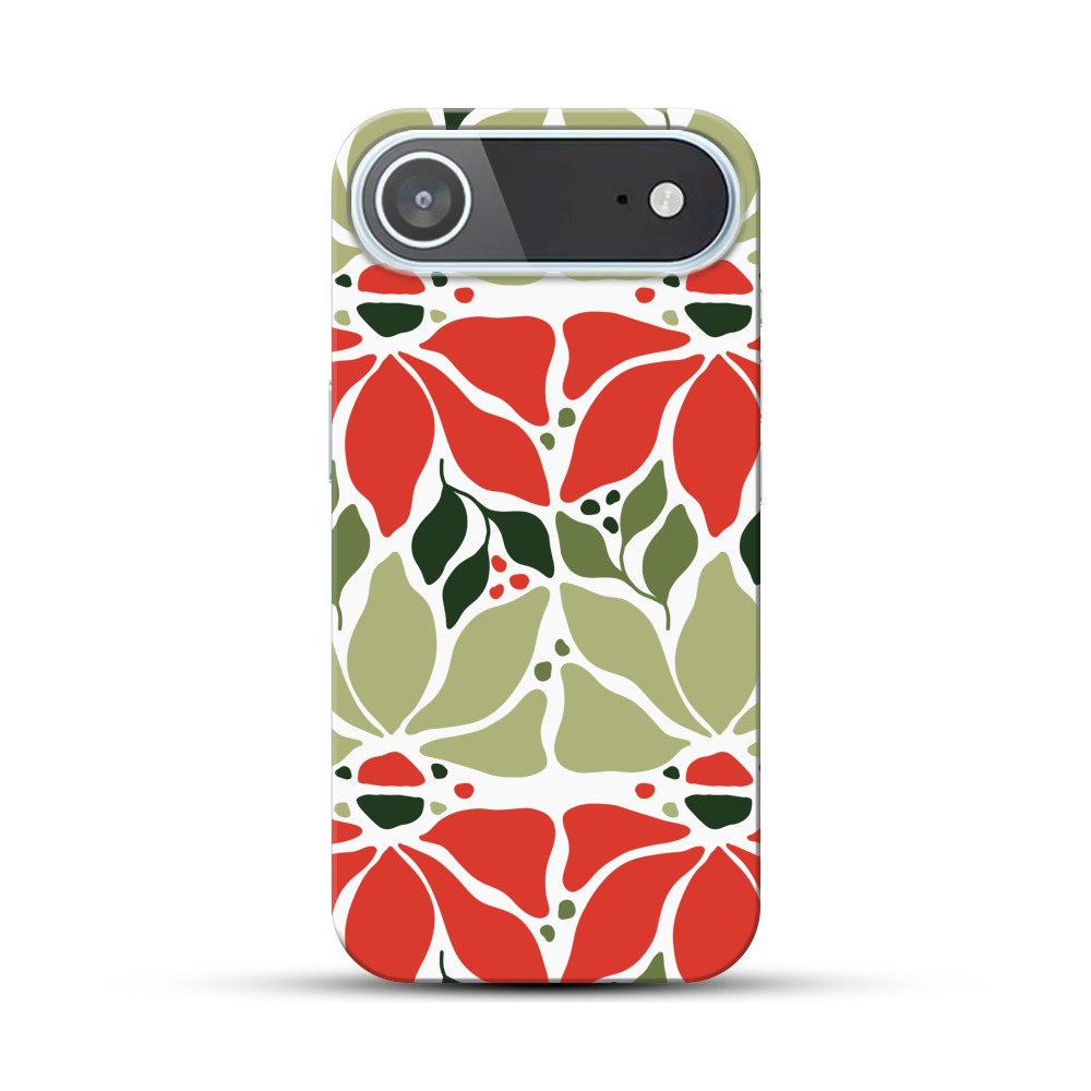 華やかな花のパターン iPhone Airオリジナルハードケース