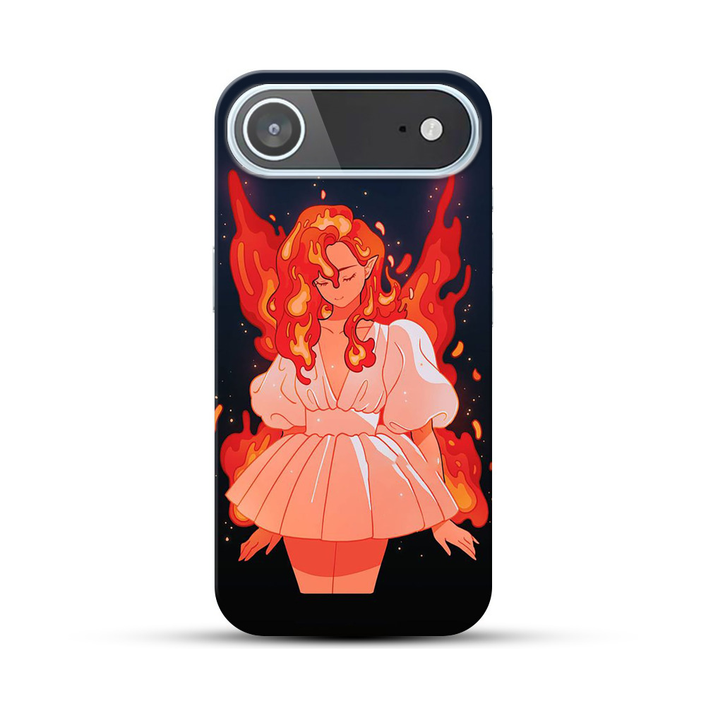 火の翼を持つ少女 iPhone Airオリジナルハードケース