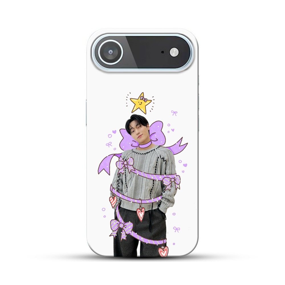 星とリボンのデザイン iPhone Airオリジナルハードケース