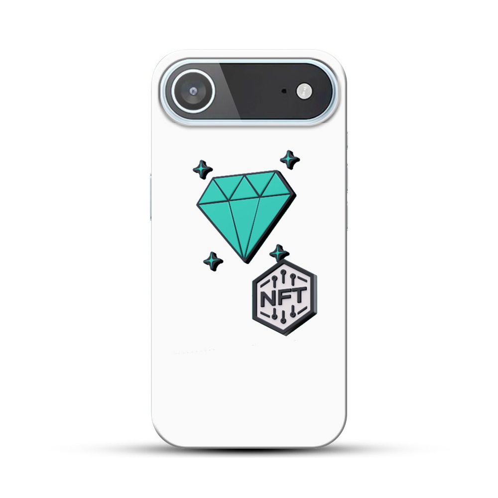 宝石とNFTのデザイン iPhone Airオリジナルハードケース