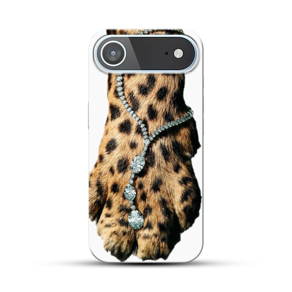 ヒョウの足と宝石のブレスレット iPhone Airオリジナルハードケース