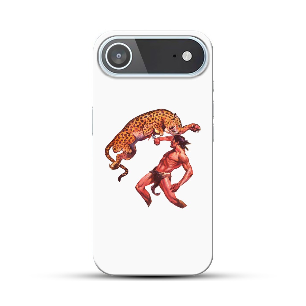 ヒョウと戦う男 iPhone Airオリジナルハードケース