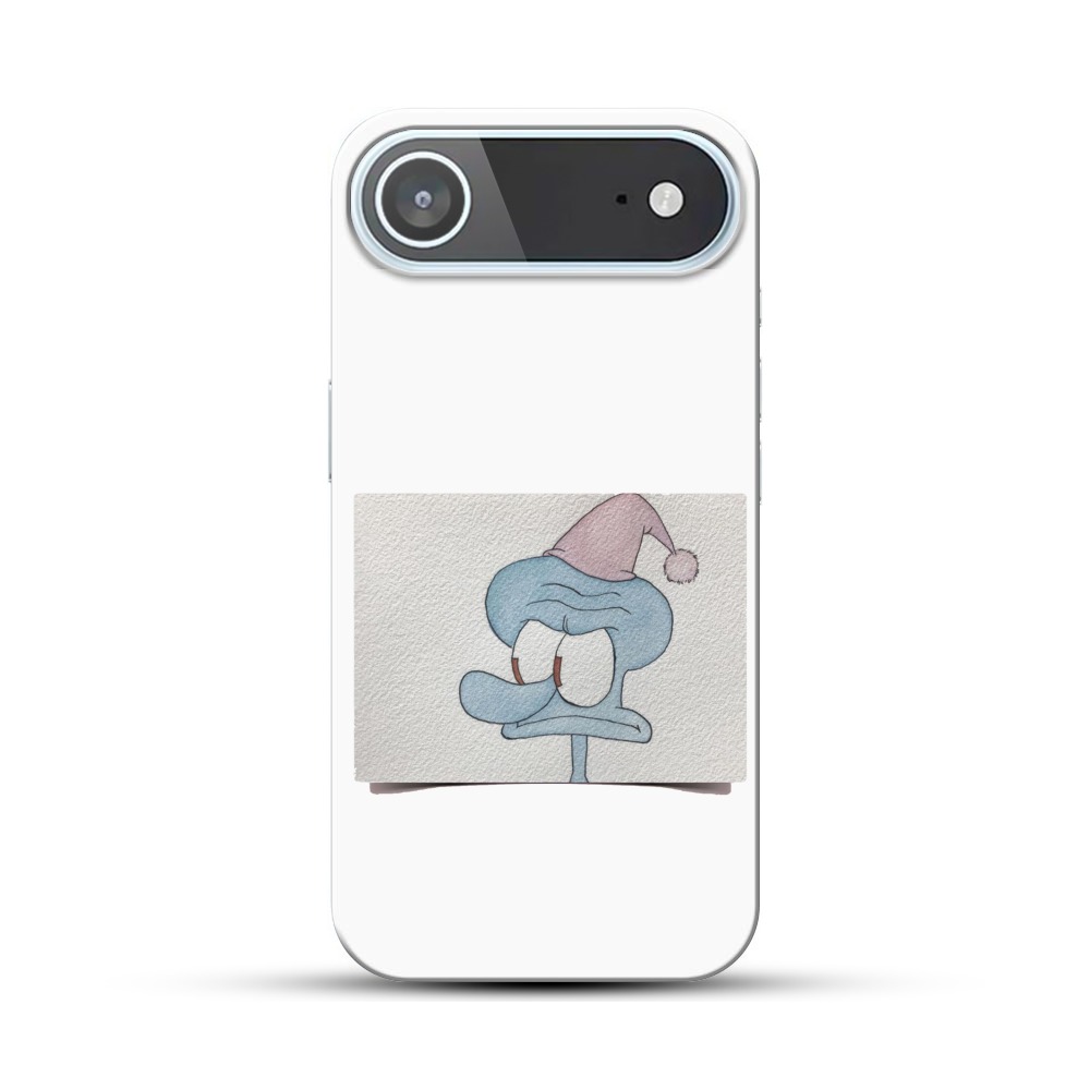 イカキャラ寝帽子 iPhone Airオリジナルハードケース