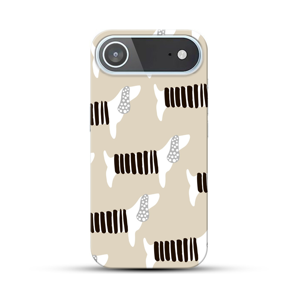 犬の模様 iPhone Airオリジナルハードケース