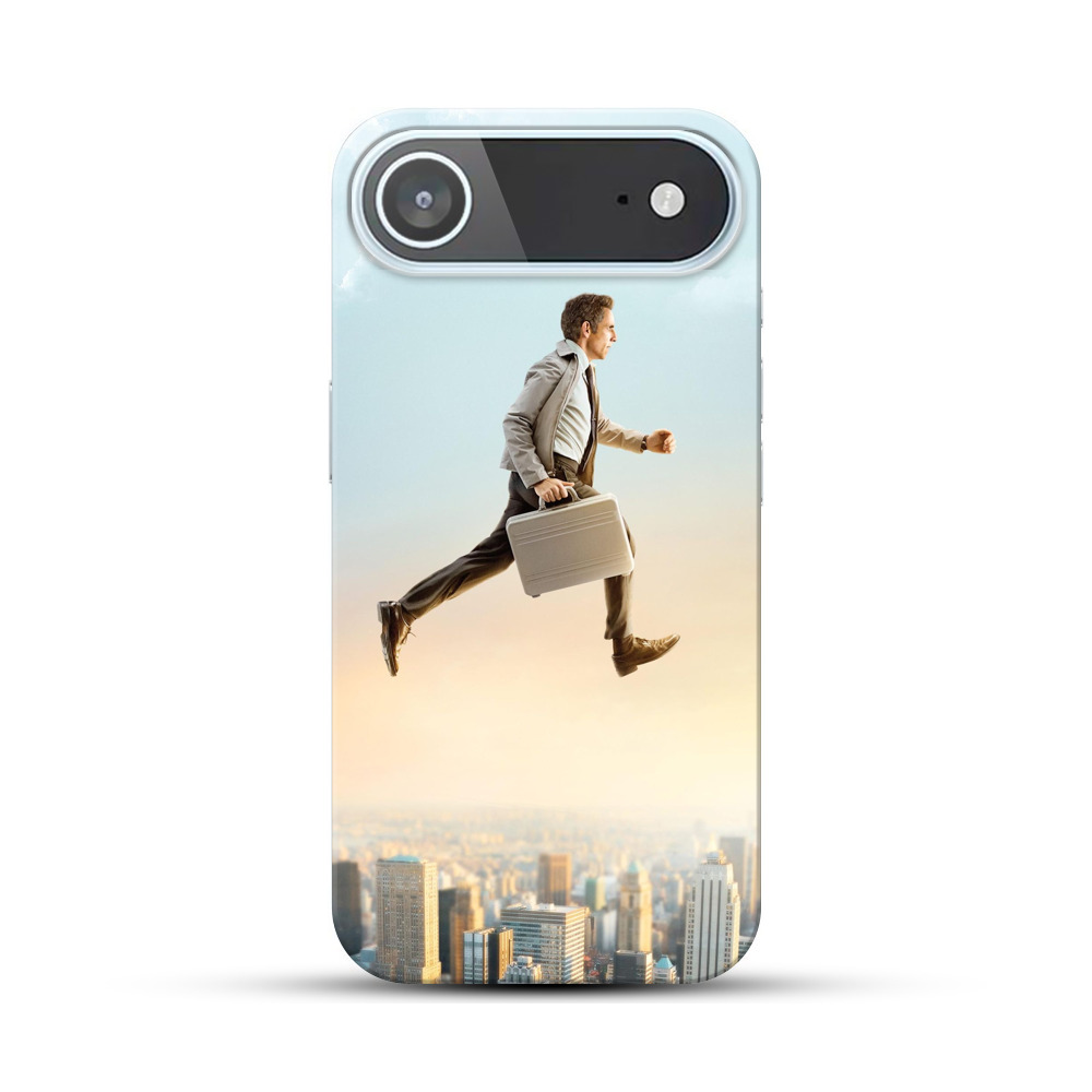 跳ぶ忙しいビジネスマン iPhone Airオリジナルハードケース