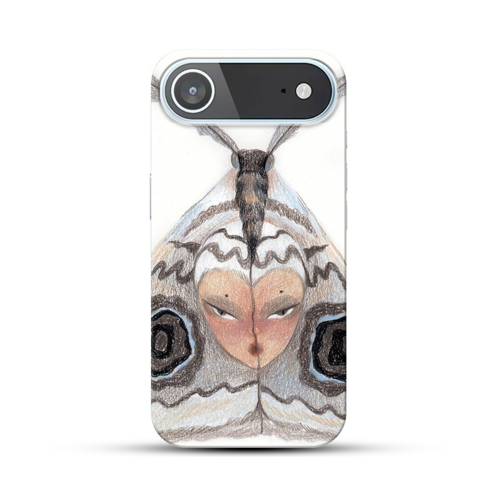 人面蛾のイラスト iPhone Airオリジナルハードケース