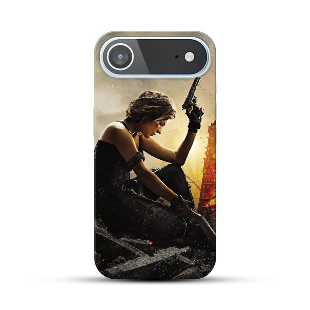 力強い女性戦士 iPhone Airオリジナルハードケース