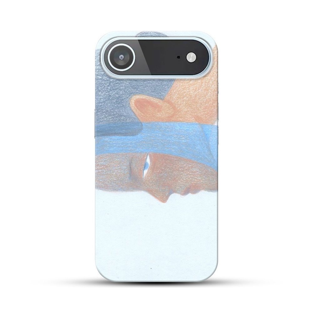 鏡に映る顔の幻想 iPhone Airオリジナルハードケース