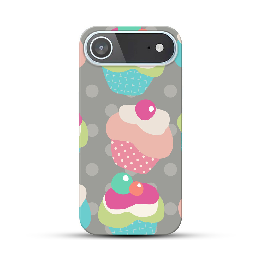 カップケーキのパターン iPhone Airオリジナルハードケース