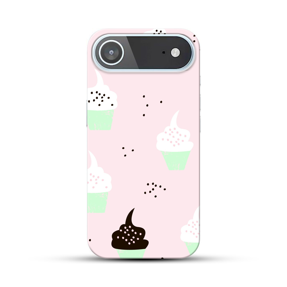 カップケーキのパターン iPhone Airオリジナルハードケース