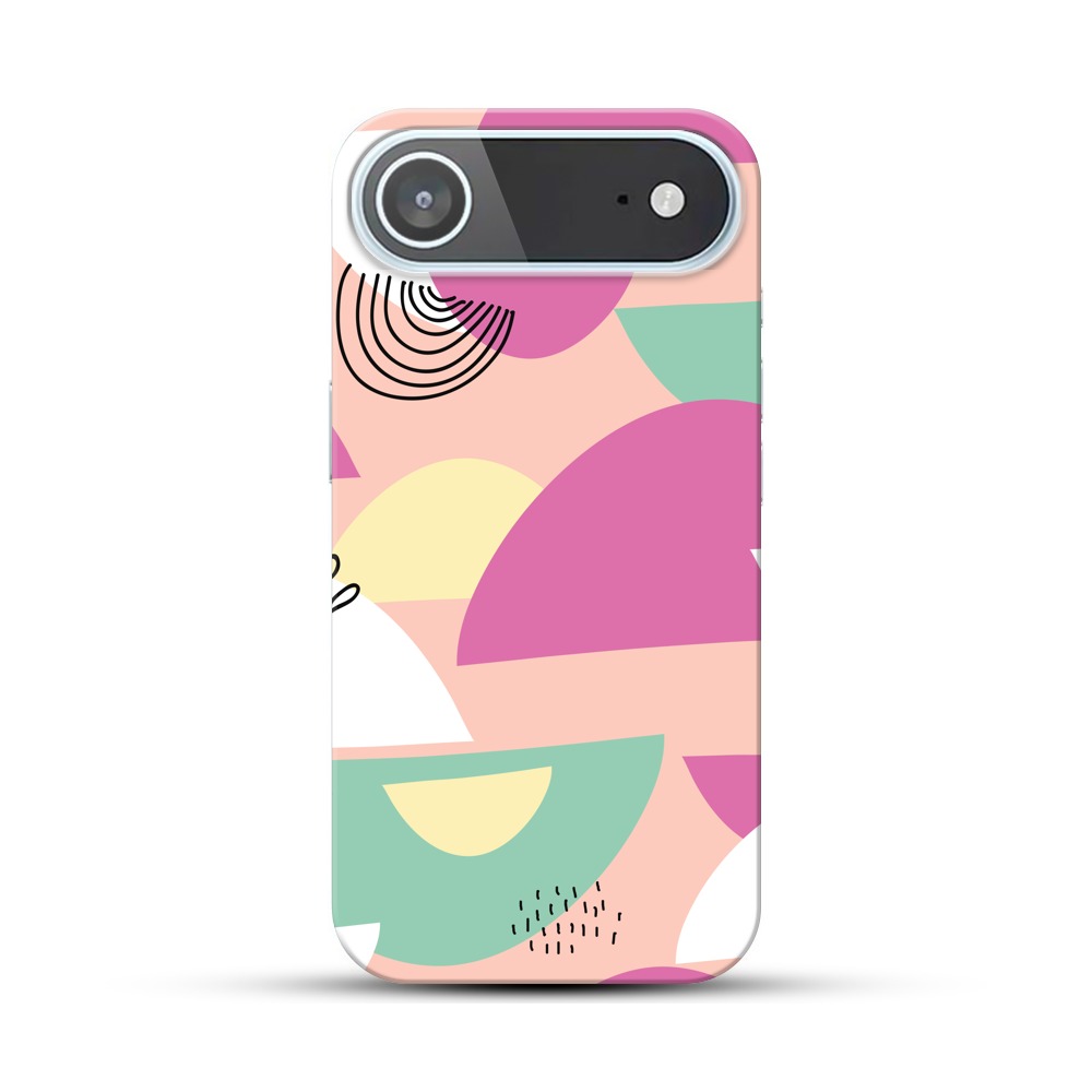 カラフルな抽象模様 iPhone Airオリジナルハードケース