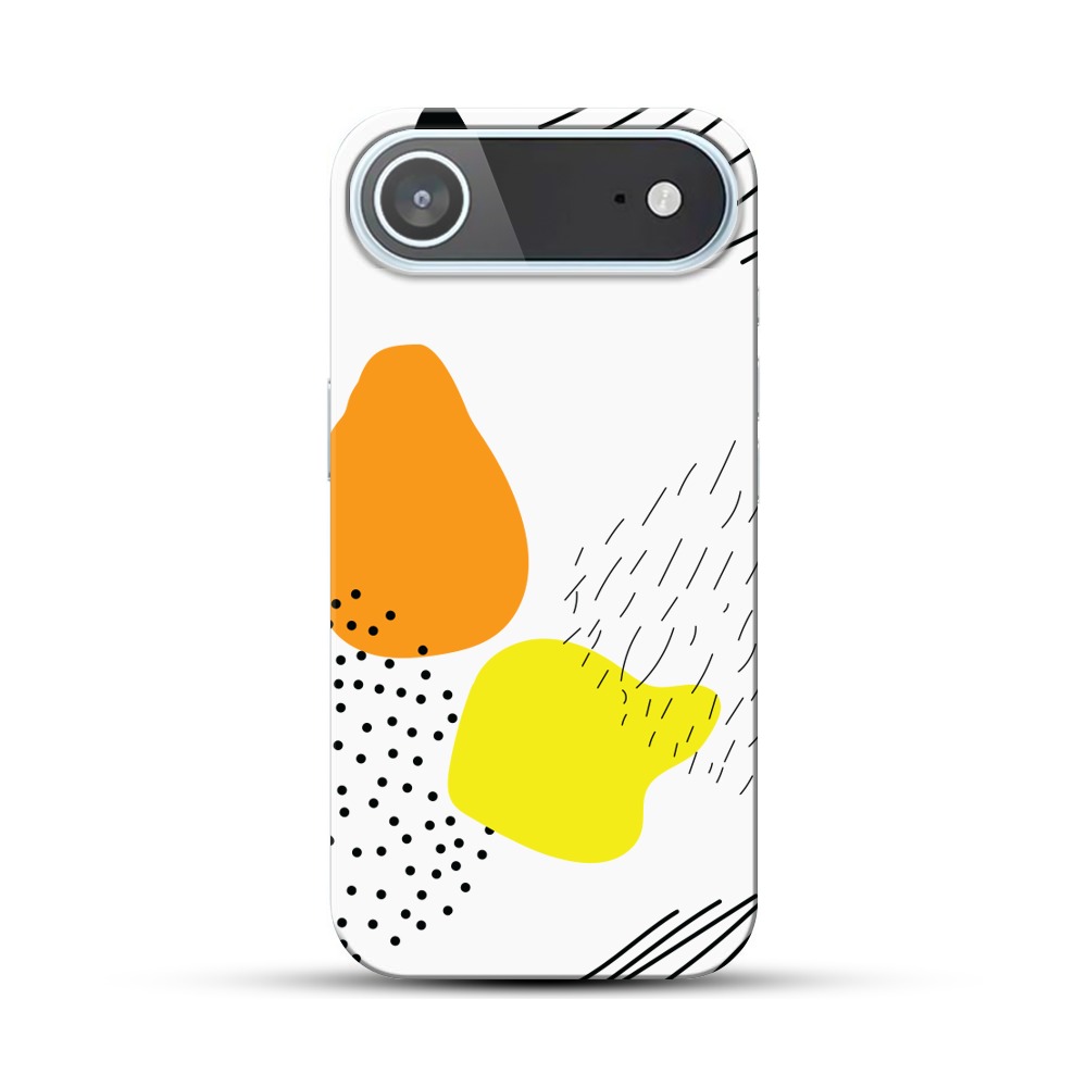 カラフルな抽象画 iPhone Airオリジナルハードケース