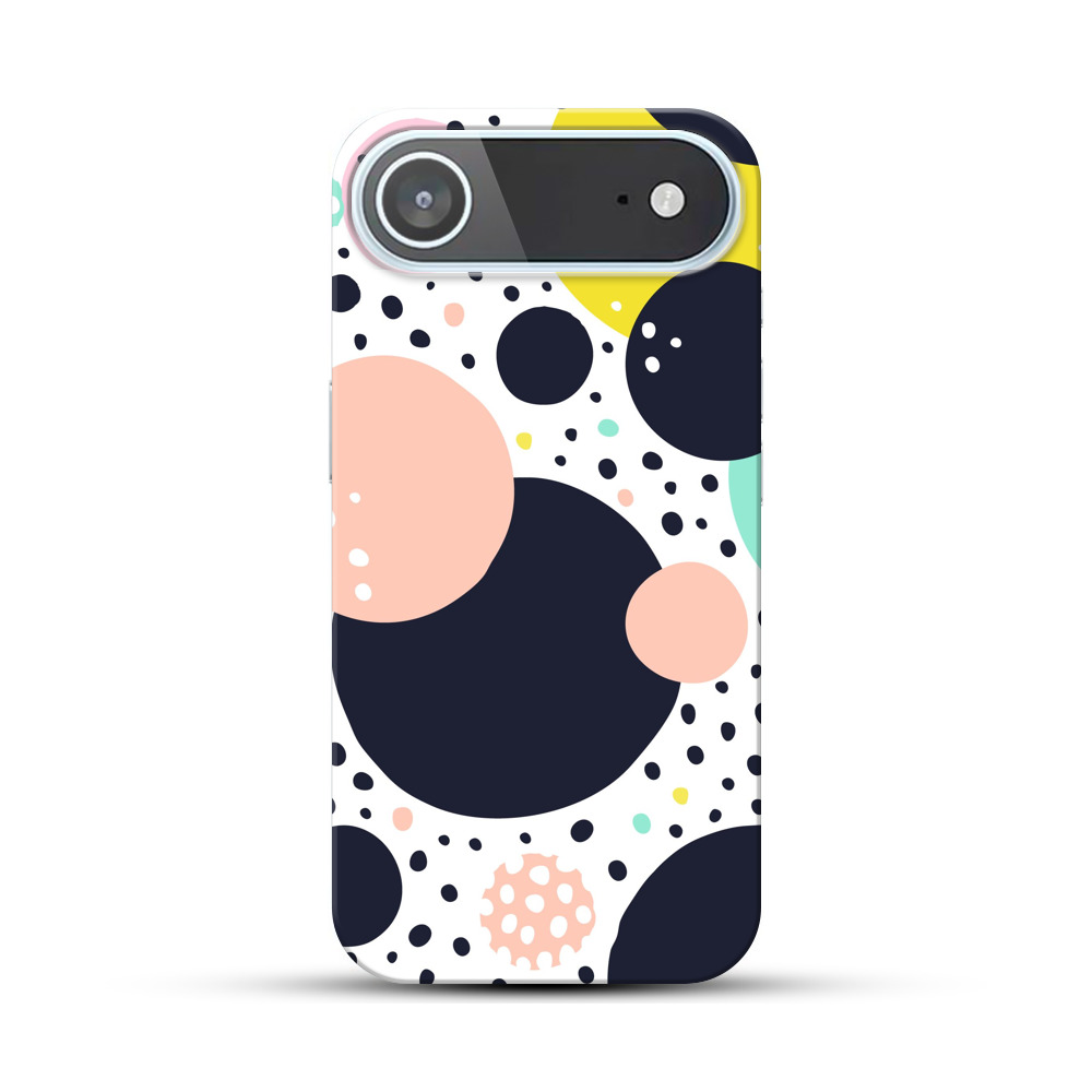 カラフルなドット模様 iPhone Airオリジナルハードケース