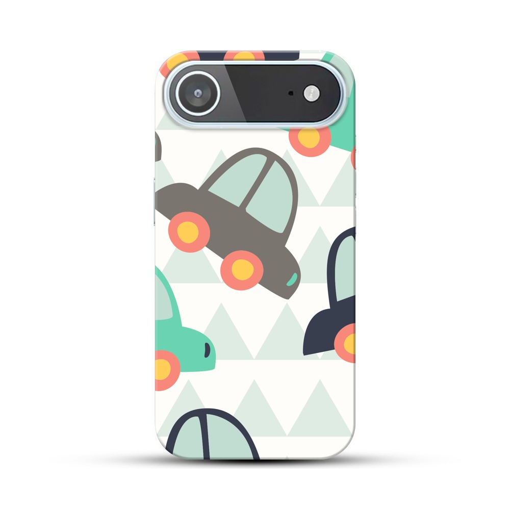 カラフルな車のデザイン iPhone Airオリジナルハードケース
