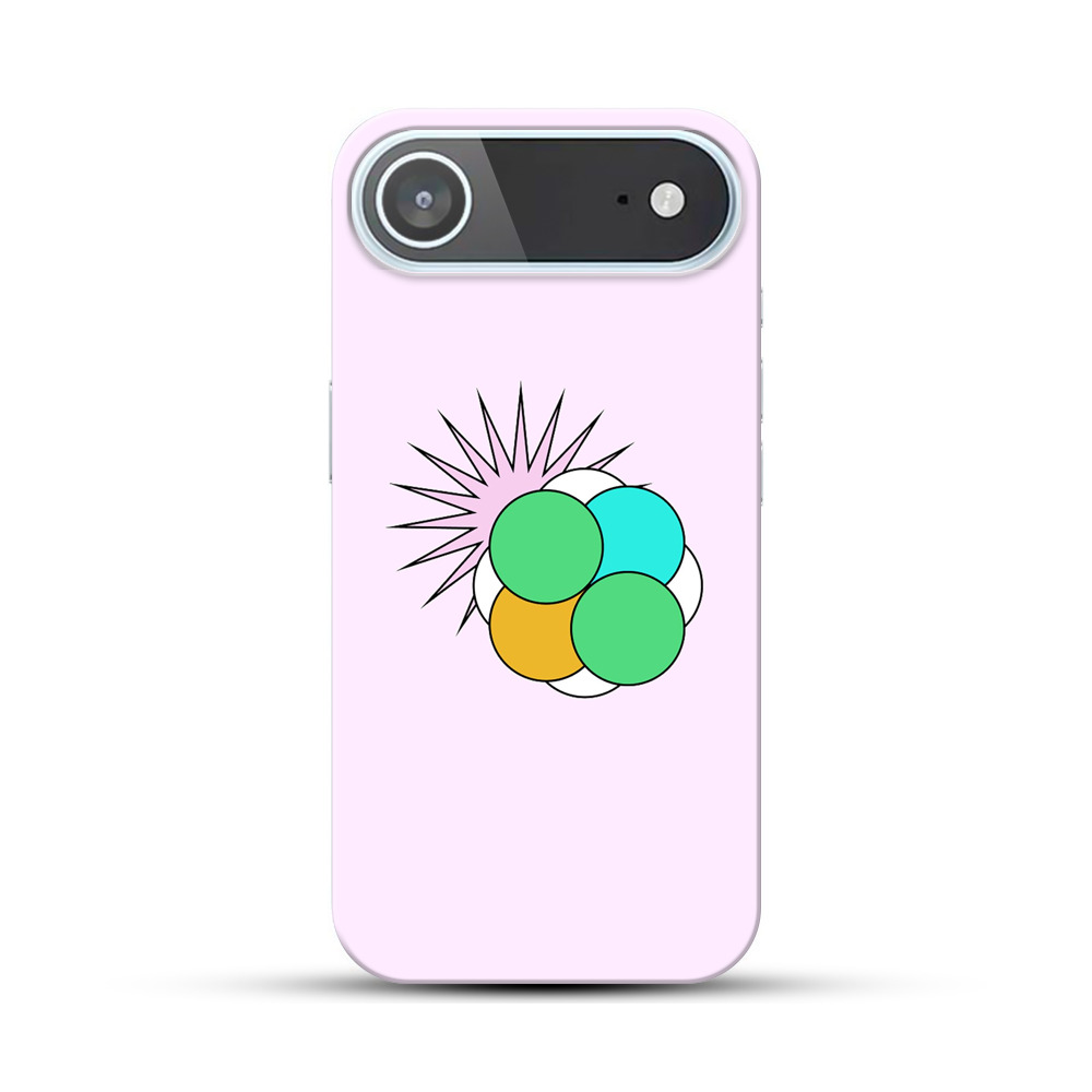 カラフルなサークル iPhone Airオリジナルハードケース