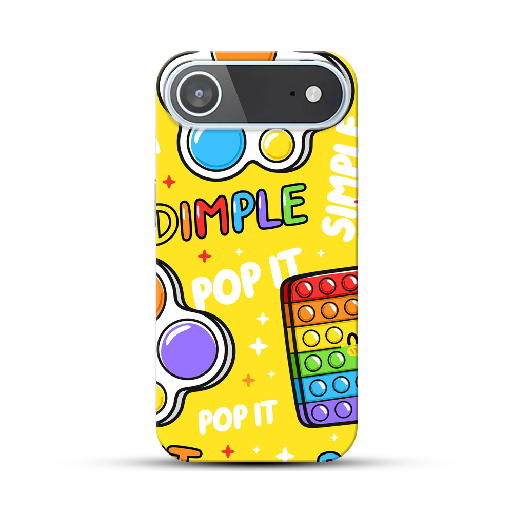 カラフルなポップイットおもちゃ iPhone Airオリジナルハードケース