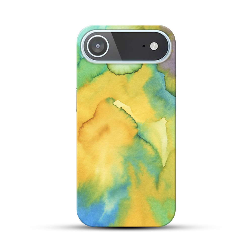 カラフルな水彩抽象画 iPhone Airオリジナルハードケース