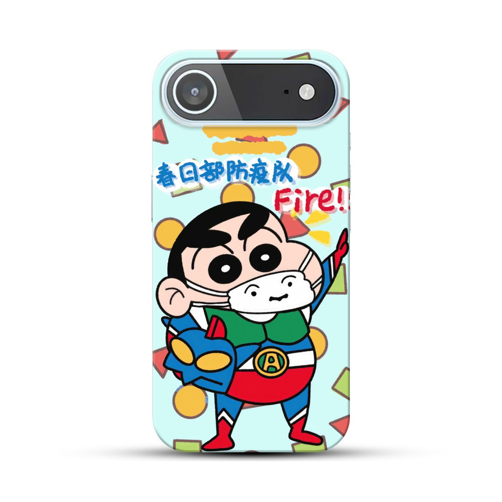 春日部防疫隊のしんちゃん iPhone Airオリジナルハードケース